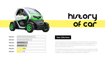 我的车 PowerPoint模板设计_16