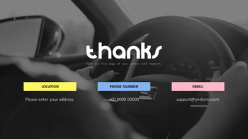 我的车 PowerPoint模板设计_33