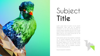 多边形 PowerPoint模板多用途设计_04