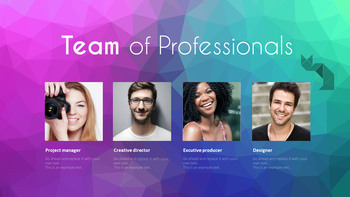 多边形 PowerPoint模板多用途设计_18