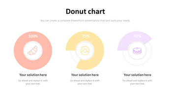 Petits gâteaux sucrés Conception de modèles PowerPoint_21