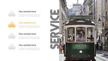 电车 PowerPoint模板多用途设计_07