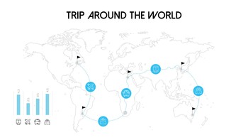飛行機旅行 PowerPointのテンプレート_27