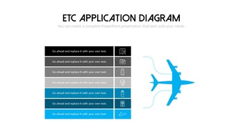 飛行機旅行 PowerPointのテンプレート_45