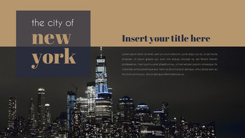 La ville de New York Modèles PowerPoint pour la présentation_07