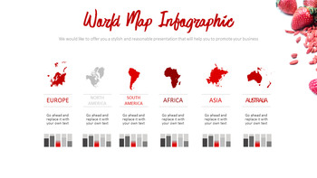 赤い果物と野菜 テーマPPTテンプレート_26
