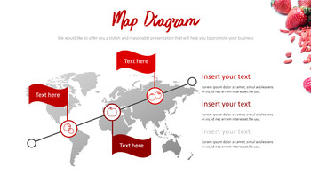 赤い果物と野菜 テーマPPTテンプレート_36