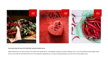 Rotes Obst & Gemüse Google Slides-Vorlagen_07