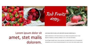 Rotes Obst & Gemüse Google Slides-Vorlagen_11