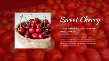 Rotes Obst & Gemüse Google Slides-Vorlagen_18