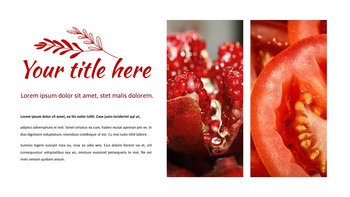 Rotes Obst & Gemüse Google Slides-Vorlagen_20