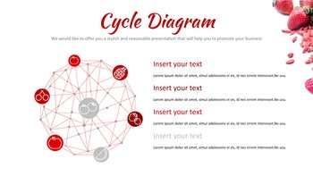 붉은 과일 및 야채 구글슬라이드 템플릿_30