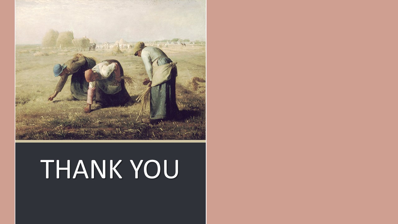 Jean Francois Millet "The Gleaners" Free Powerpoint Sample