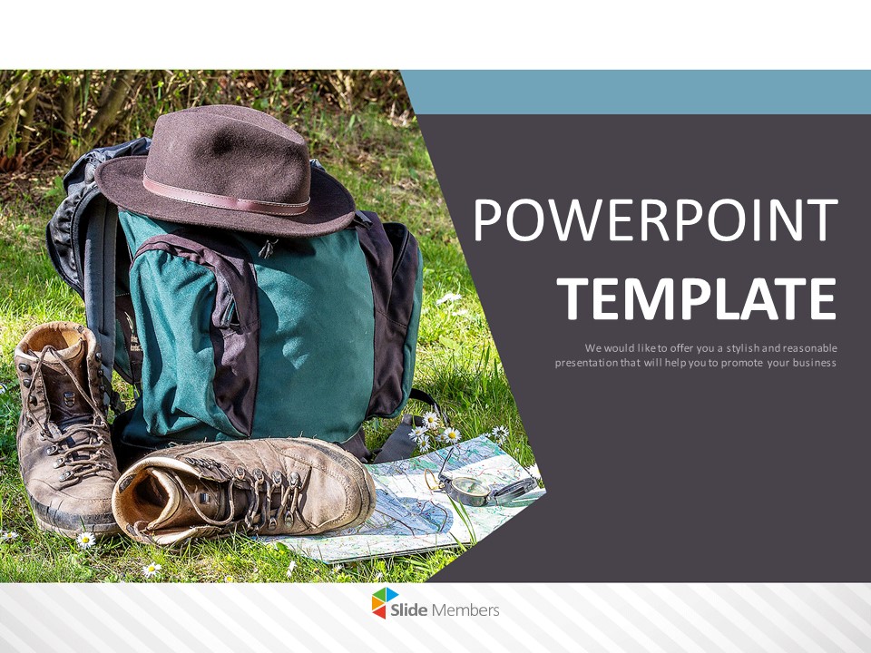 Preparation For Going Backpacking Free Powerpoint Template