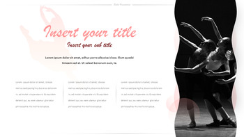 芭蕾舞 演示文稿PowerPoint模板设计_17