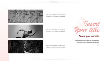 芭蕾舞 演示文稿PowerPoint模板设计_27