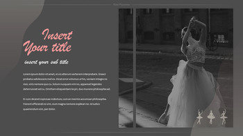 芭蕾舞 演示文稿PowerPoint模板设计_33