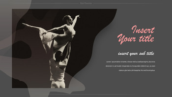 芭蕾舞 演示文稿PowerPoint模板设计_38