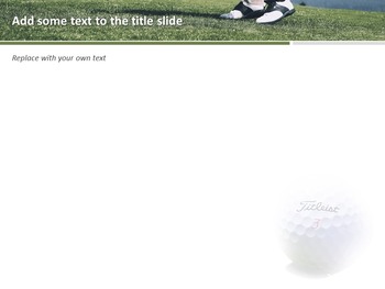 ゴルフ場 - 無料のPowerPointテンプレート_04