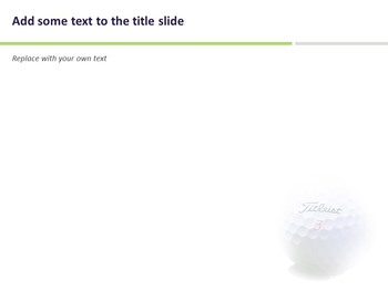 ゴルフ場 - 無料のPowerPointテンプレート_05