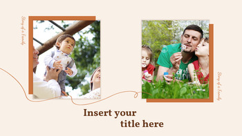 가족 이야기 PowerPoint 템플릿 디자인_08