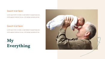 가족 이야기 PowerPoint 템플릿 디자인_13