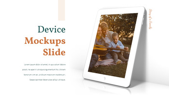 가족 이야기 PowerPoint 템플릿 디자인_22