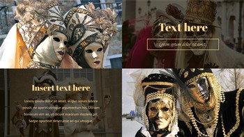 威尼斯狂欢节 谷歌幻灯片模板设计_05