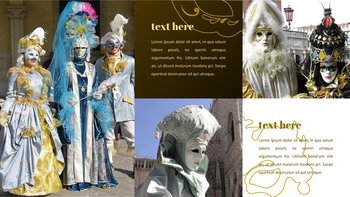 威尼斯狂欢节 谷歌幻灯片模板设计_15
