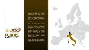 威尼斯狂欢节 谷歌幻灯片模板设计_27