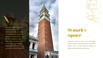 베니스 카니발 PowerPoint 프레젠테이션 템플릿_07