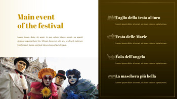 베니스 카니발 PowerPoint 프레젠테이션 템플릿_11