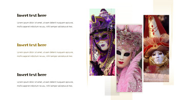 베니스 카니발 PowerPoint 프레젠테이션 템플릿_12