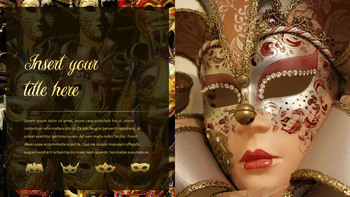 베니스 카니발 PowerPoint 프레젠테이션 템플릿_16