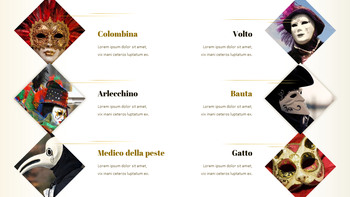 베니스 카니발 PowerPoint 프레젠테이션 템플릿_18