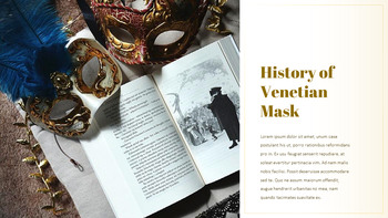 베니스 카니발 PowerPoint 프레젠테이션 템플릿_22