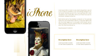 베니스 카니발 PowerPoint 프레젠테이션 템플릿_26