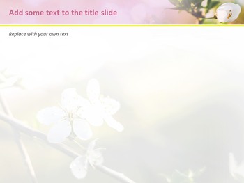Powerpoint Slide Newlife Spring A Beginning of Spring - Free Powerpoint Sample