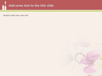 Free Template Design - Make-up and Flowers_04