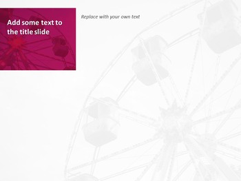 Ruota panoramica rosa - Modelli di presentazione gratuiti_04