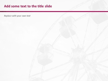 Ruota panoramica rosa - Modelli di presentazione gratuiti_05