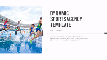 다이나믹 스포츠 에이전시 프레젠테이션용 PowerPoint 템플릿_10