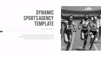 다이나믹 스포츠 에이전시 프레젠테이션용 PowerPoint 템플릿_11