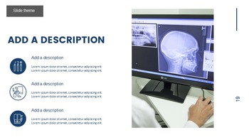 Moderna clinica odontoiatrica Design del modello di diapositive di Google_19