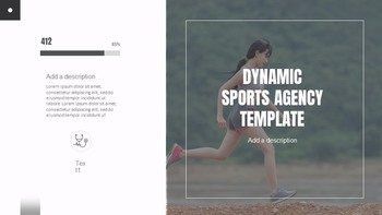 Dynamische Sportagentur Google Slides-Vorlagen_07