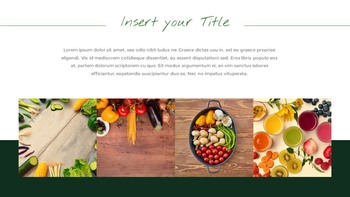 Cibo vegetariano Google fa scorrere i temi per le presentazioni_12