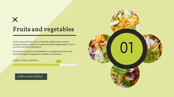 Gesunde vegane Küche Einfache Google Slides-Vorlagen_19