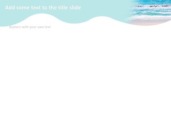 免费PowerPoint模板 - 海螺和海星_04