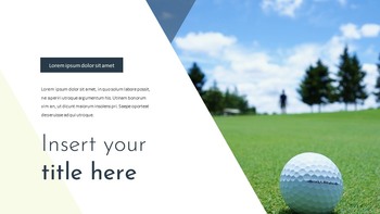 高尔夫球 谷歌幻灯片模板设计_15