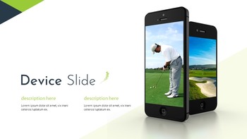 高尔夫球 谷歌幻灯片模板设计_26